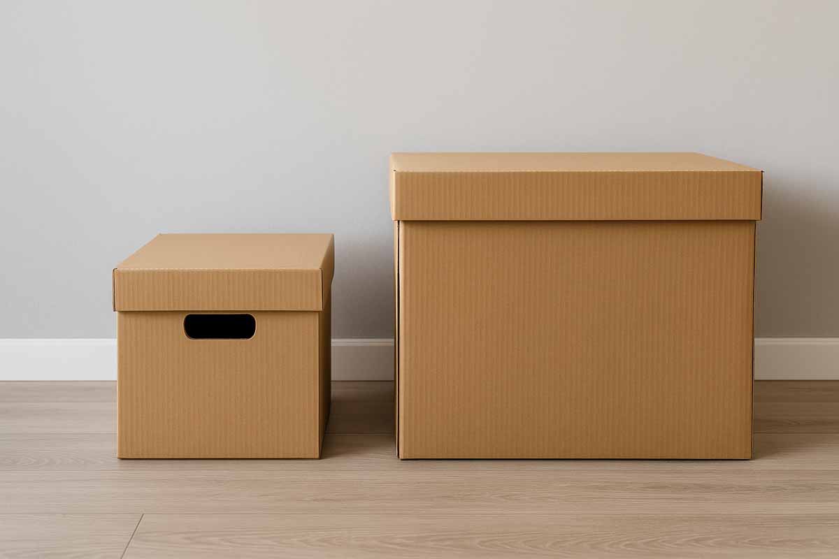 Unterschied zwischen kleinen & großen Umzugskartons – welcher Karton für welchen Zweck?